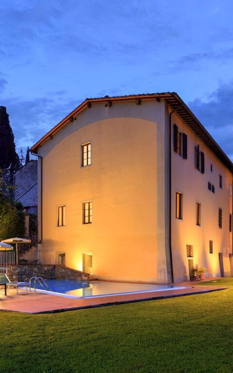 Palazzo a Greve: bassin, Été, Extérieur, Jardin