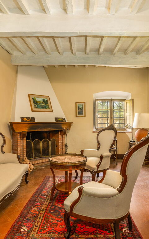 Villa Orchidea: Salon