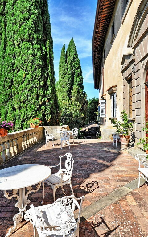 Montegufoni: Balcon / Terrasse / Patio, Extérieur, Extérieurs