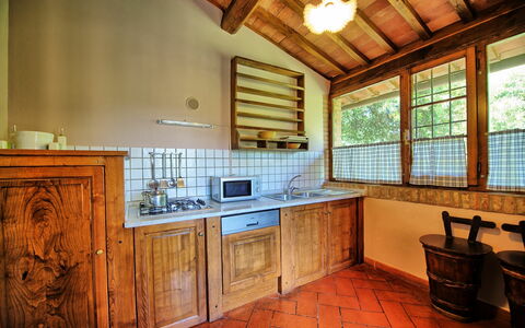 Logement Villa Acciaioli: Cuisine