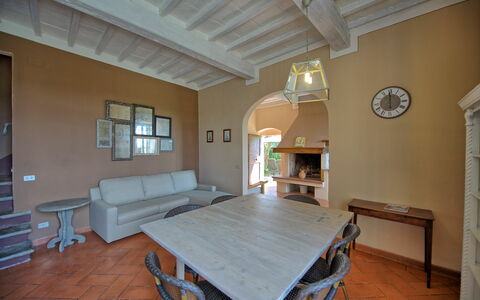 Logement Tramonto: Cuisine, Salle à manger, Salon