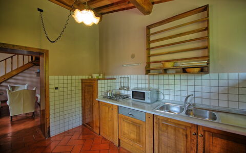 Logement Villa Acciaioli: Cuisine