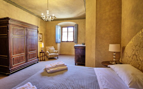 Logement Cupola: chambre à coucher