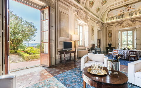 Logement Galleria: Salle à manger, Salon