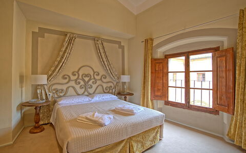 Logement Montegufoni 27: chambre à coucher