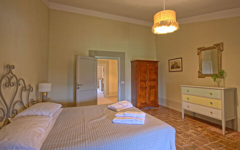 Logement Montegufoni 27: chambre à coucher