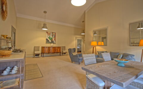 Logement Montegufoni 27: Cuisine, Salle à manger, Salon