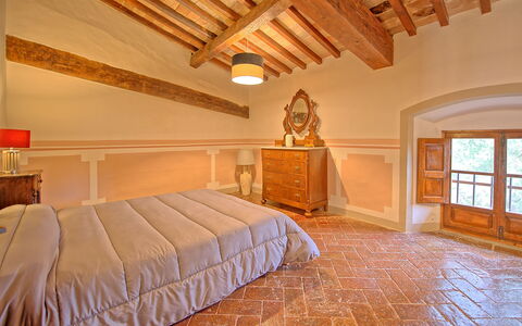 Logement Montegufoni 18: chambre à coucher