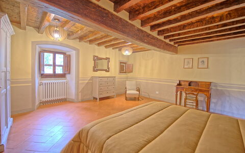 Logement Montegufoni 13: chambre à coucher