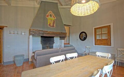 Logement Acciaioli 14: Cuisine, Salle à manger, Salon