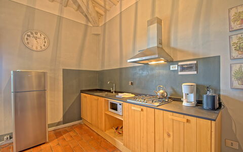 Logement Acciaioli 14: Cuisine, Salle à manger, Salon