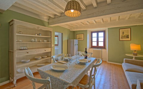 Logement Bellavista: Salle à manger, Salon