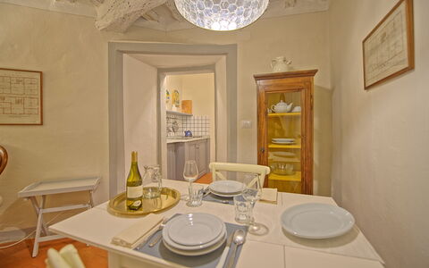 Logement Camino: chambre à coucher, Salle à manger