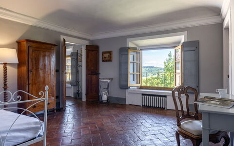Logement Galleria: chambre à coucher, Vues