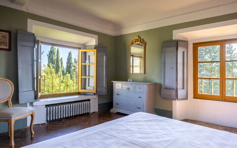 Logement Galleria: chambre à coucher, Vues