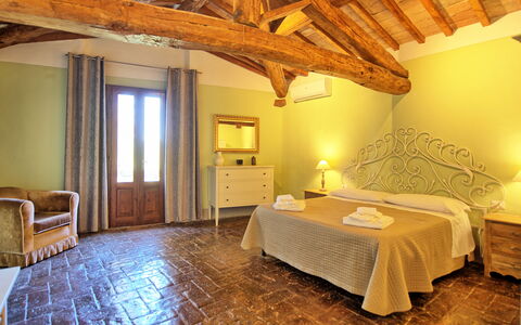 Logement Montegufoni 29: chambre à coucher