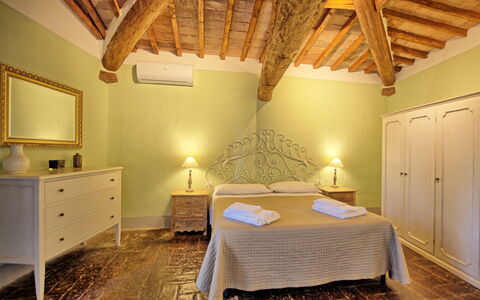 Logement Montegufoni 29: chambre à coucher