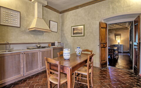 Logement Cupola: Cuisine, Salle à manger
