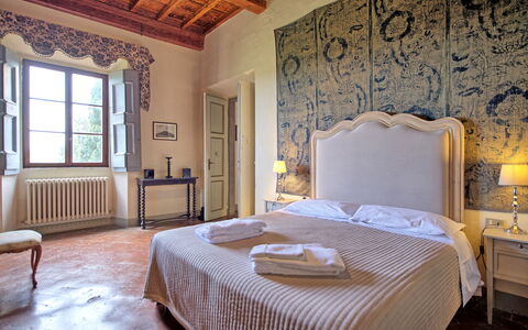 Logement Fattoressa: chambre à coucher