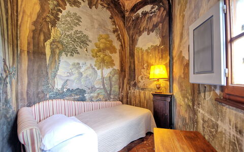 Logement Fattoressa: chambre à coucher