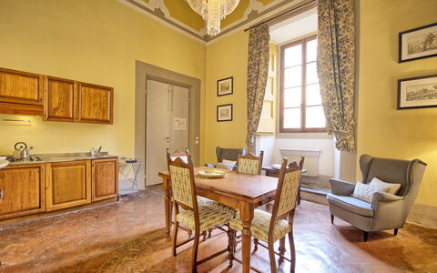 Logement Guardiano: Cuisine, Salle à manger, Salon