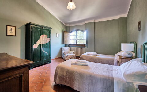 Logement Villa Acciaioli: chambre à coucher