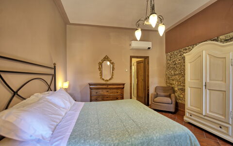 Logement Villa Acciaioli: chambre à coucher