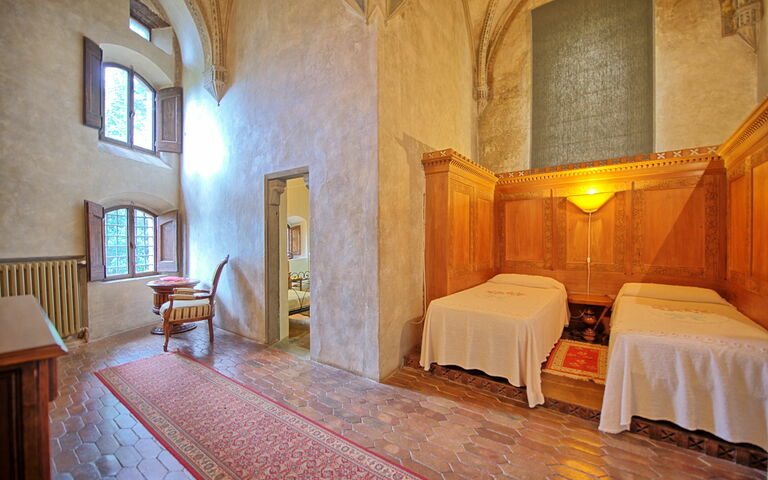 Logement Montegufoni 3: chambre à coucher