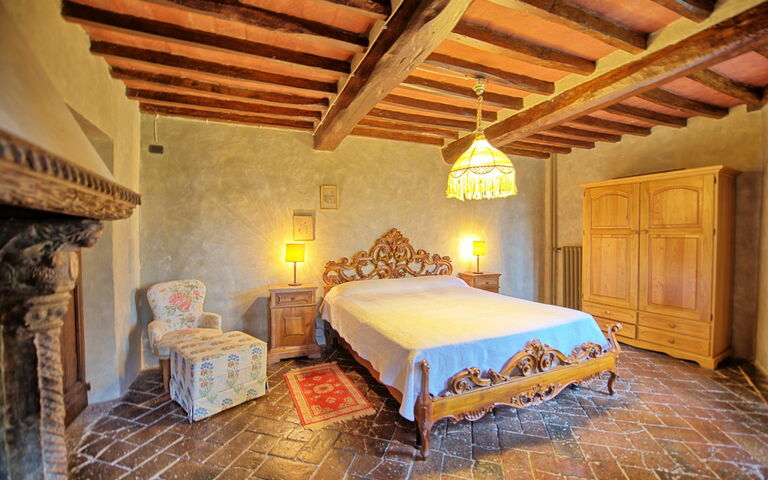 Logement Montegufoni 3: chambre à coucher