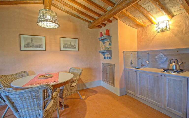 Logement Montegufoni 11: Cuisine, Salle à manger, Salon