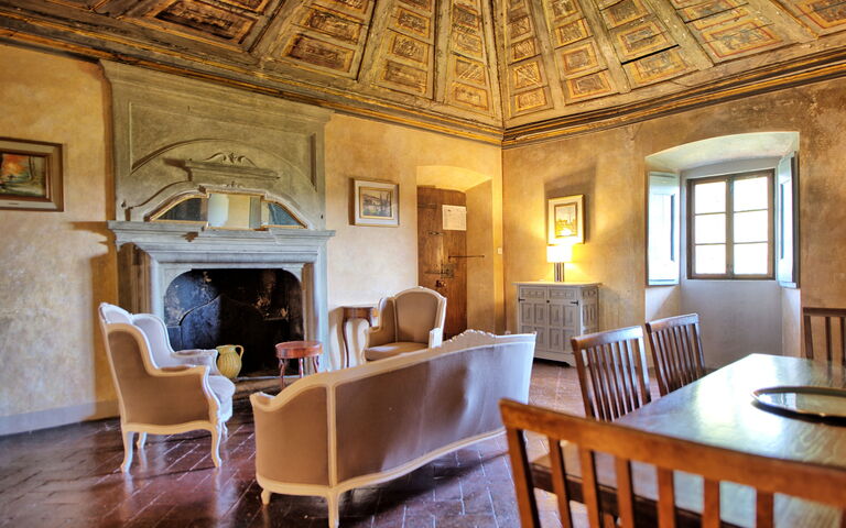 Logement Cupola: Salle à manger, Salon