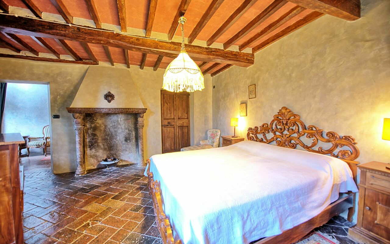 Logement Montegufoni 3: chambre à coucher