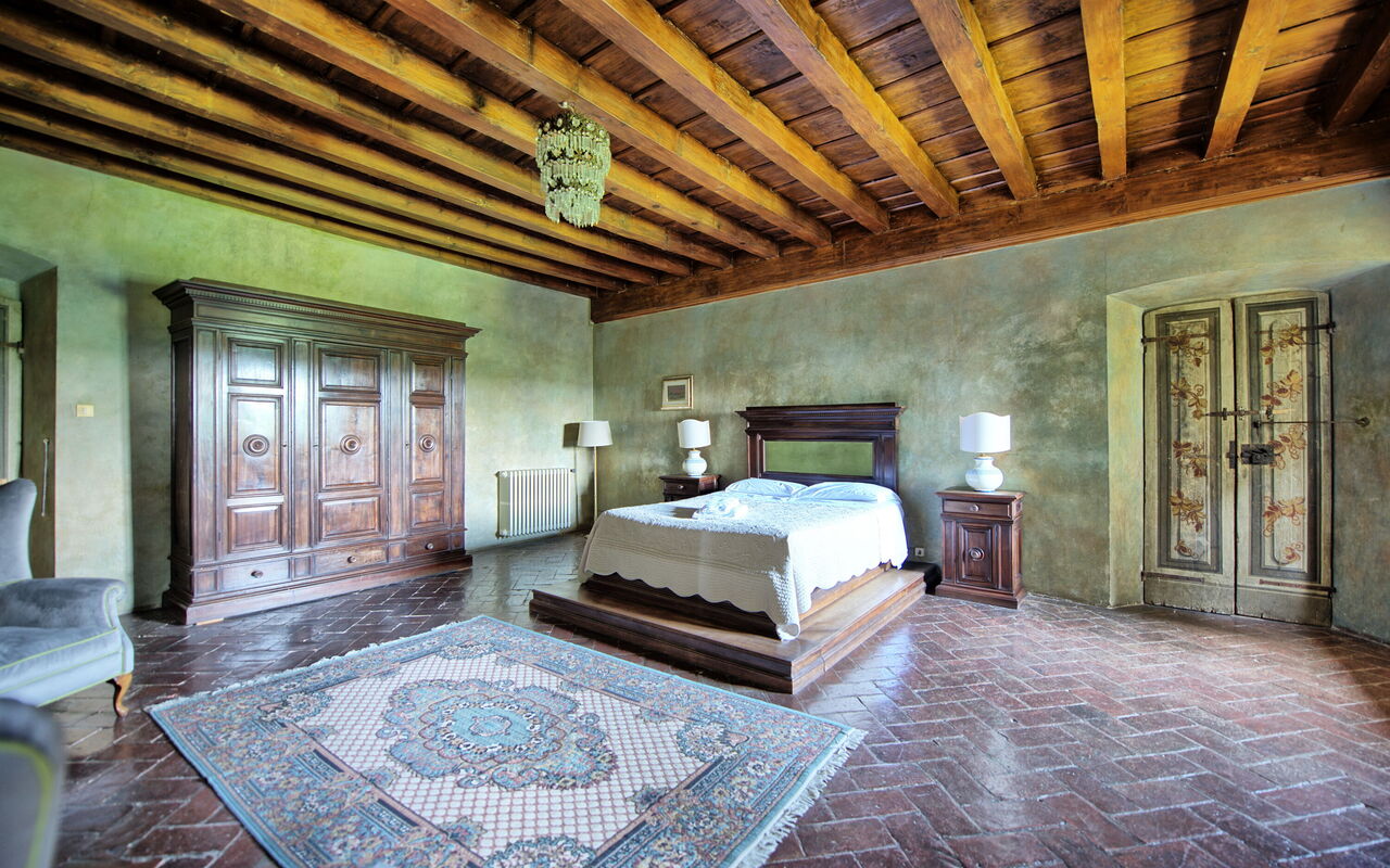 Logement Montegufoni 23: chambre à coucher