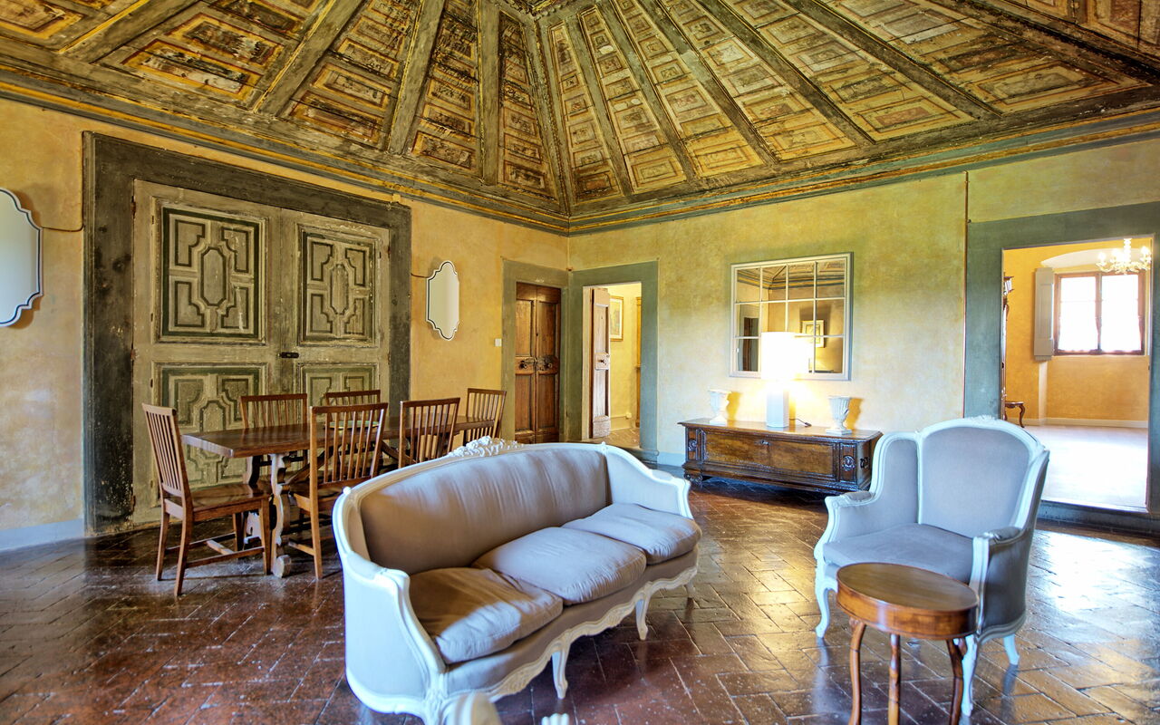 Logement Cupola: Salle à manger, Salon