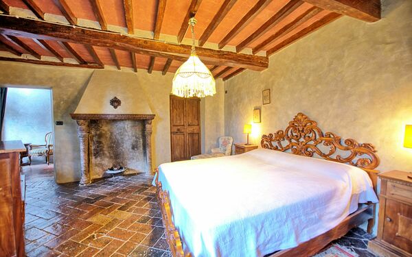 Logement Montegufoni 3: chambre à coucher