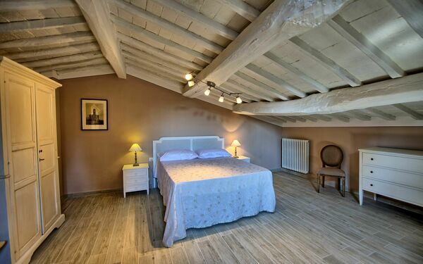 Logement Montegufoni 28: chambre à coucher