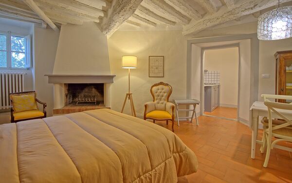 Logement Camino: chambre à coucher, Salle à manger, Salon