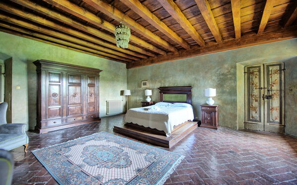 Logement Montegufoni 23: chambre à coucher