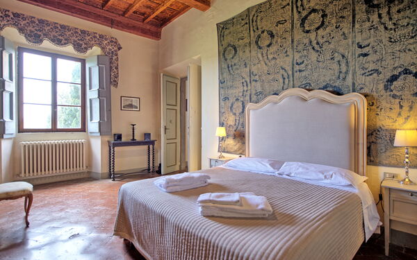 Logement Fattoressa: chambre à coucher