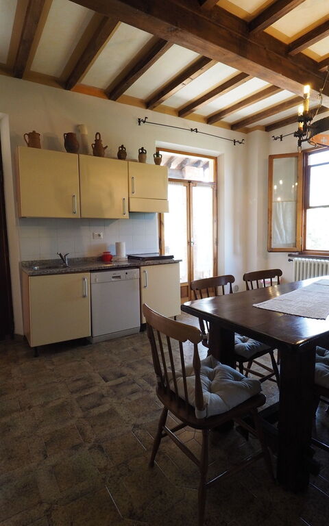 Casa Spina: Cuisine, Salle à manger