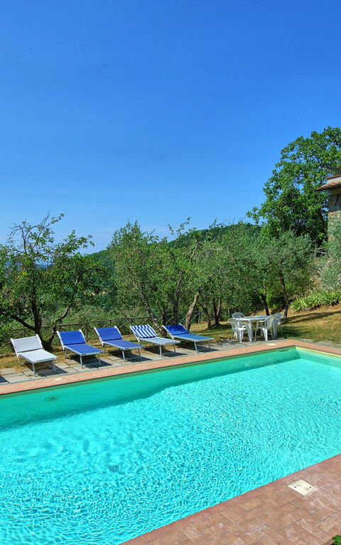 Poggio Conca: bassin, Été