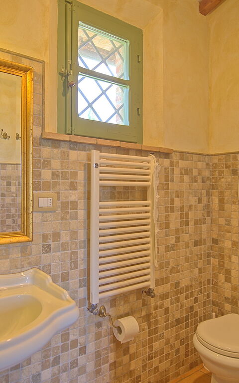 Castelmuzio: Salle de bain