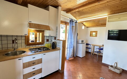 Logement Castellammare 1: Cuisine, Salon