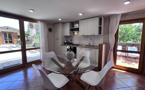 Logement Castellammare 2: Cuisine, Salon