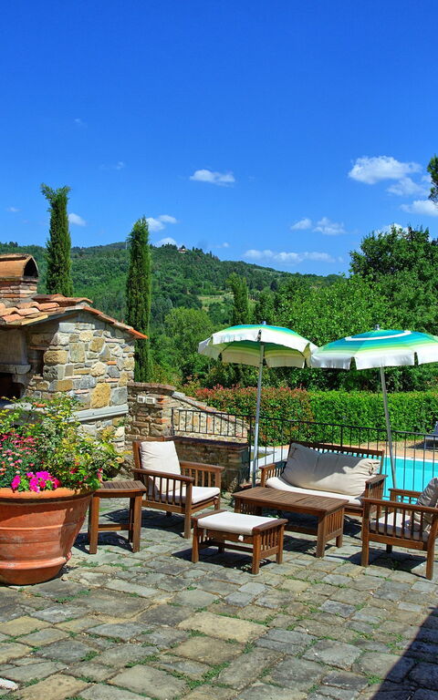 Casa Scopeti: Jardin