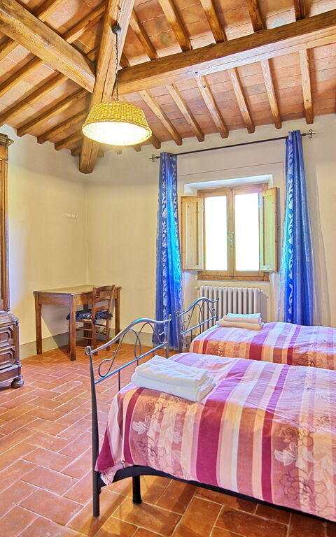 Casa Scopeti: chambre à coucher