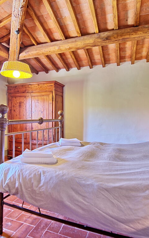 Casa Scopeti: chambre à coucher