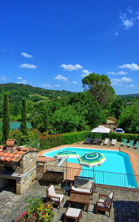 Casa Scopeti: bassin, Jardin