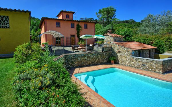 Casa Scopeti: bassin, Extérieurs, Jardin
