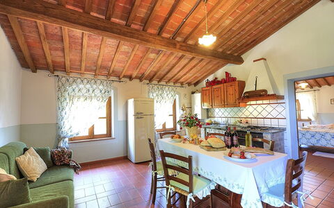 Logement Montelopio 4: Cuisine, Salle à manger